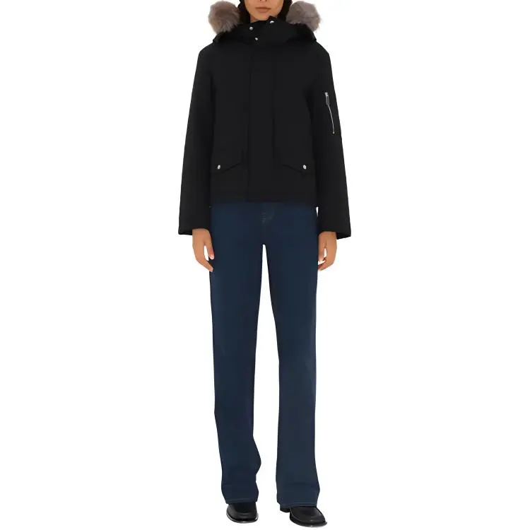 Burberry Short Quilted Nylon Jacket 'Black'-1