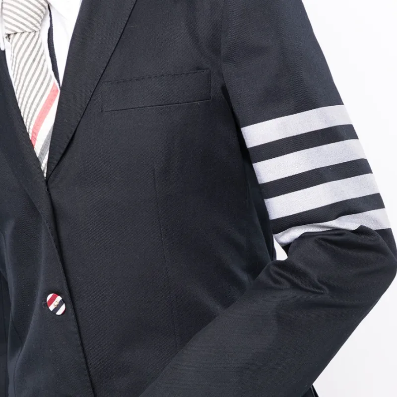 THOM BROWNE 4-Bar Tailored Single-breasted Blazer-4