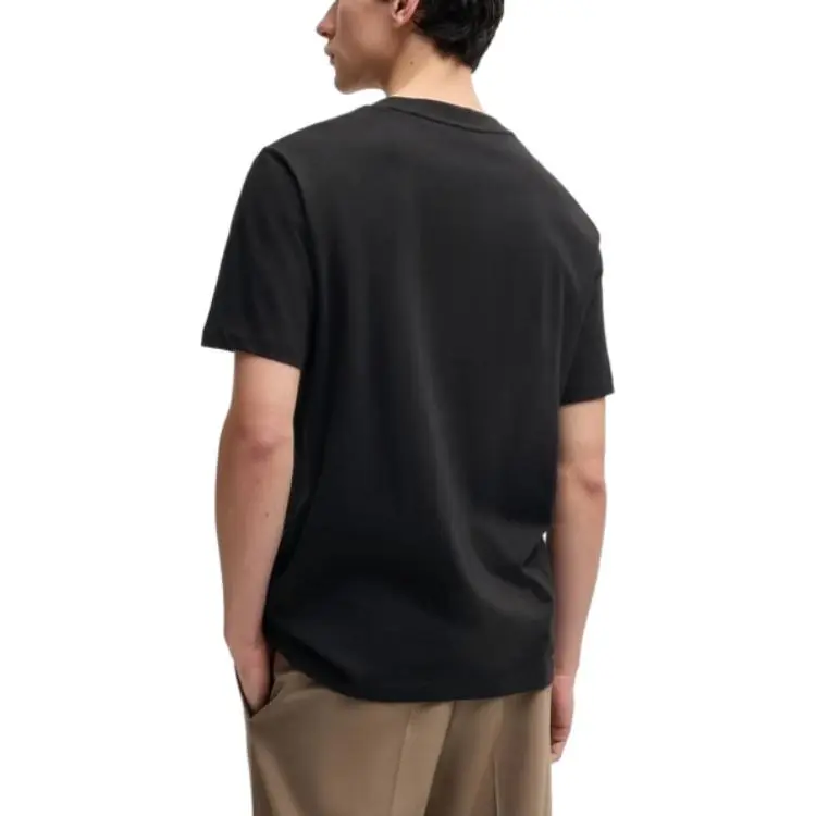 HUGO BOSS Embroidered Cotton T shirt-3