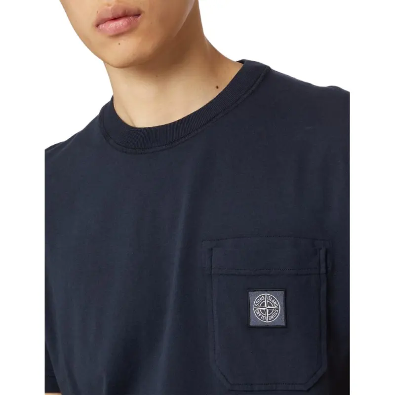 STONE ISLAND T Shirts Men Dark Blue-4