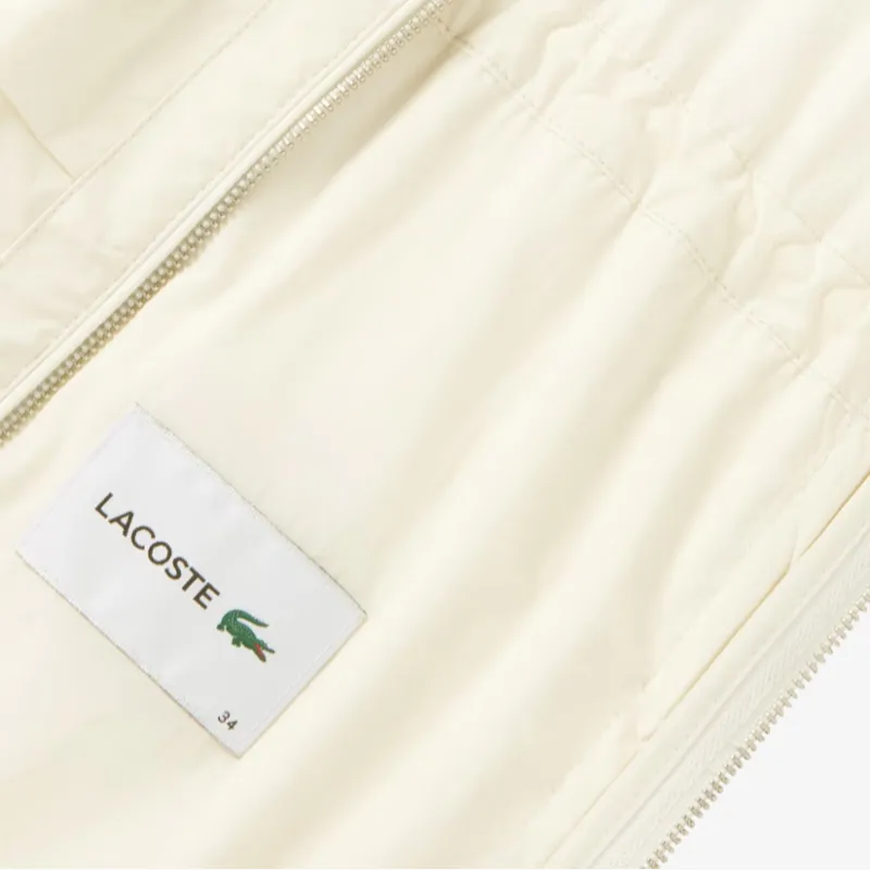 LACOSTE Trench Coat Women's Beige-2