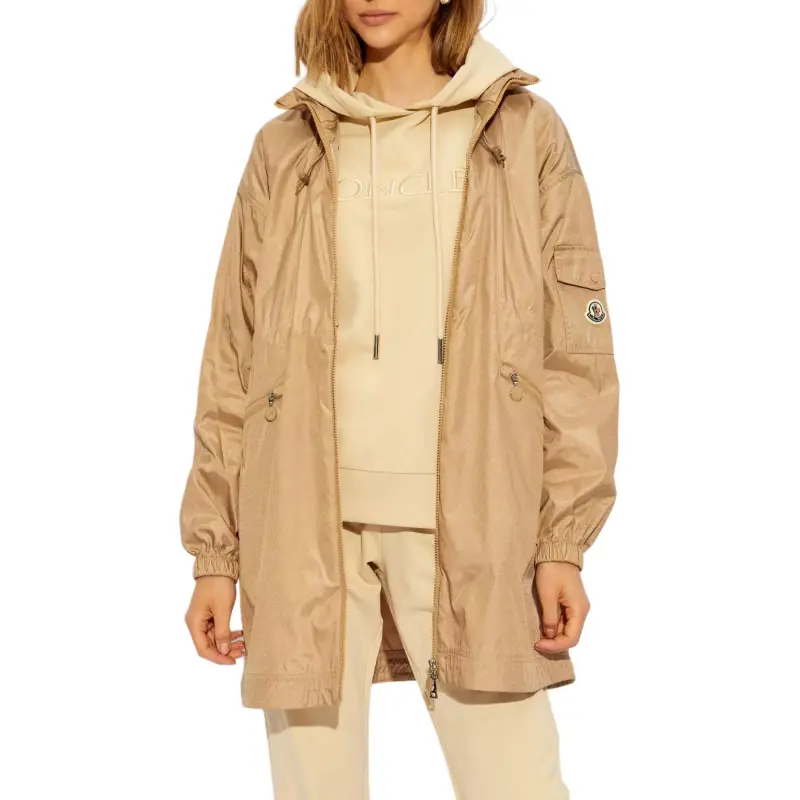 Moncler Adhemar Zip Up Parka Coat-1