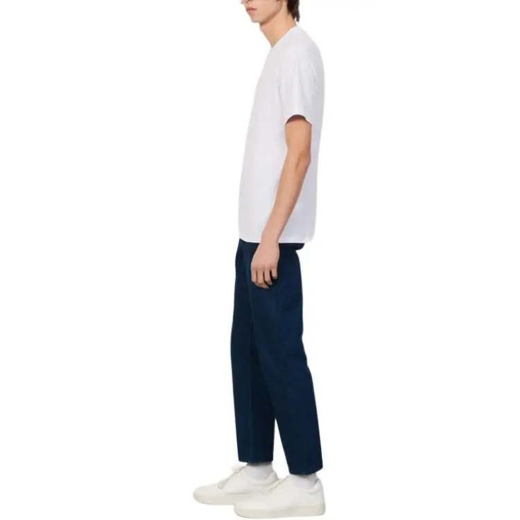 Sandro T Shirts Men White-3