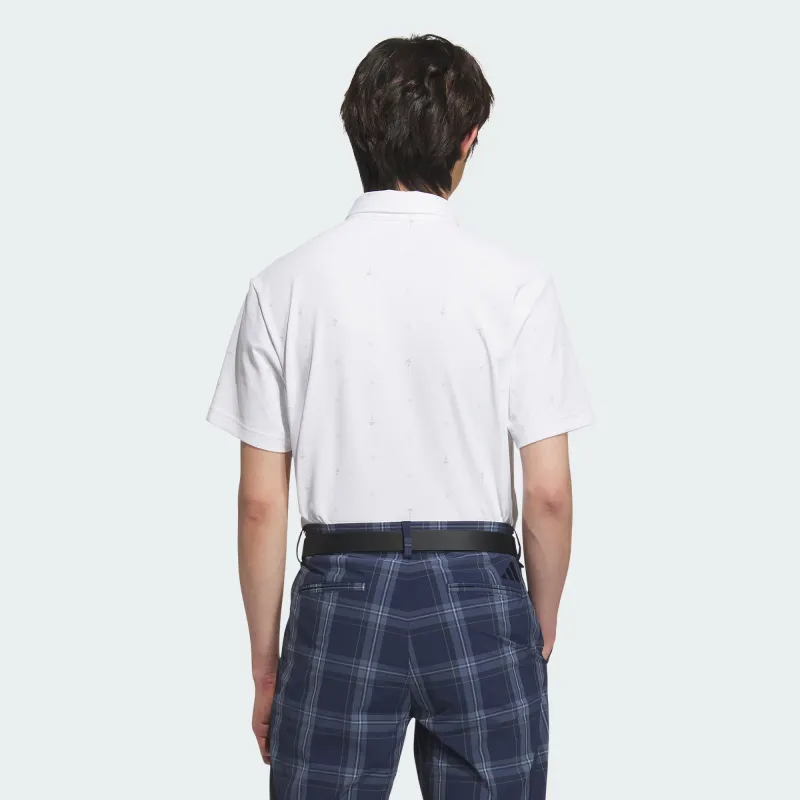 Adidas MONOGRAM Polo Shirt Men's White-2