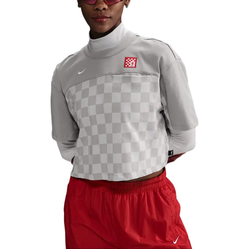 Nike LiverpoolFC City Utility 3e Tenue Soccer Jerseys Women's Light Smoke Gray/Pure Platinum/Chrome Yellow/White-2