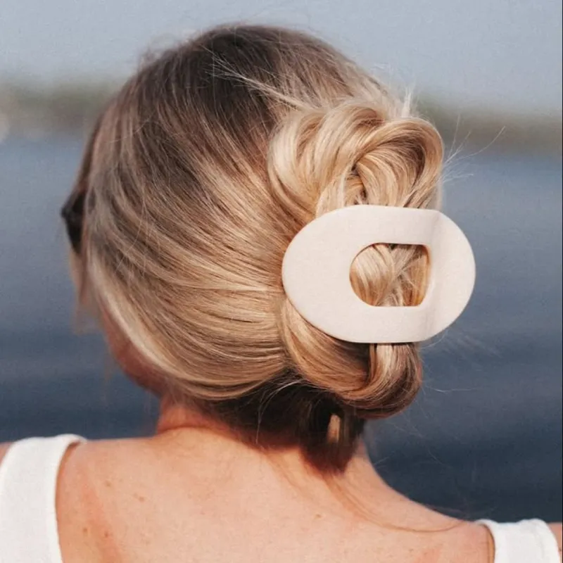 TELETIES Resin Hair Clips Women's Apricot/Brown-13