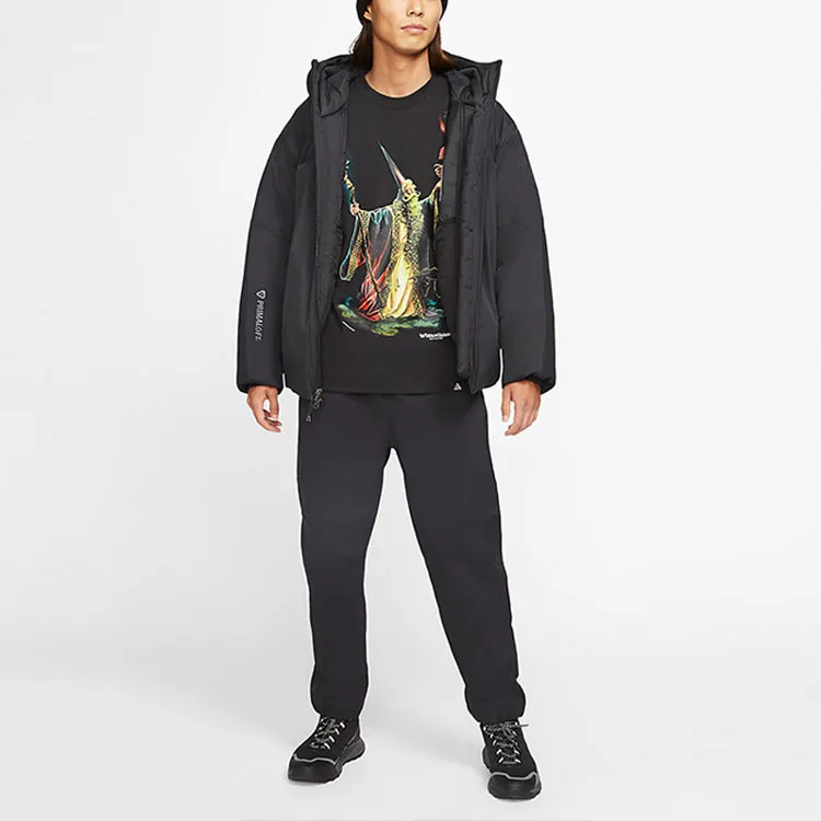 Nike T Shirts Men Black-4