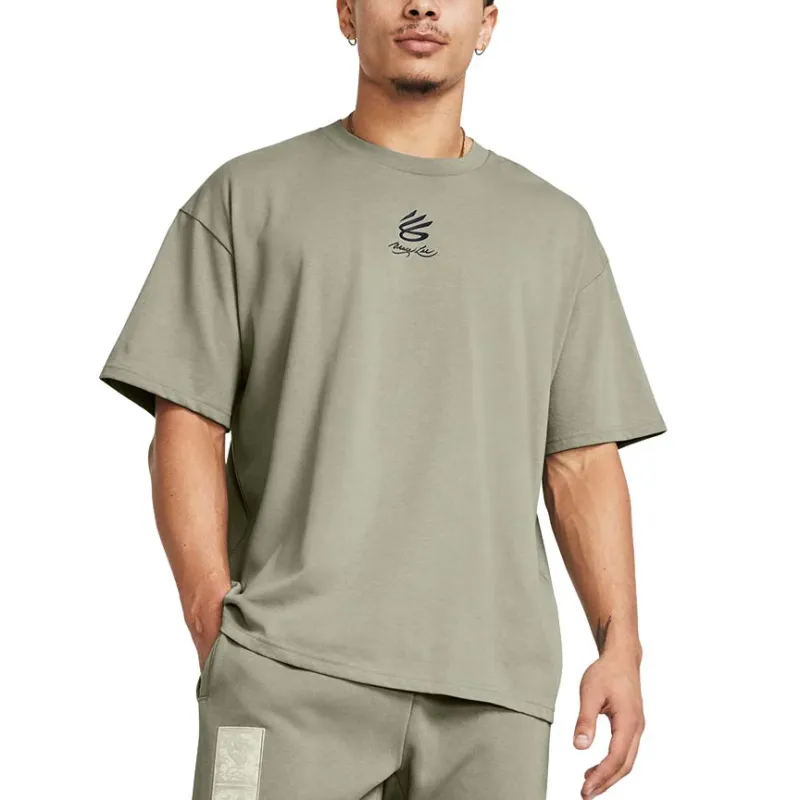 Under Armour x LIXIAOLONG,LIANMINGKUAN SS24 T Shirt Men's Green-2