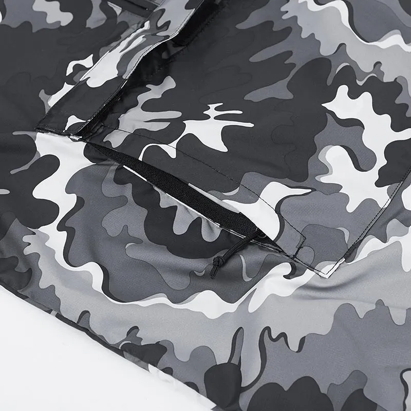 THE NORTH FACE Wind And Water Repellent Windbreaker Jacket Men's Black Print-3