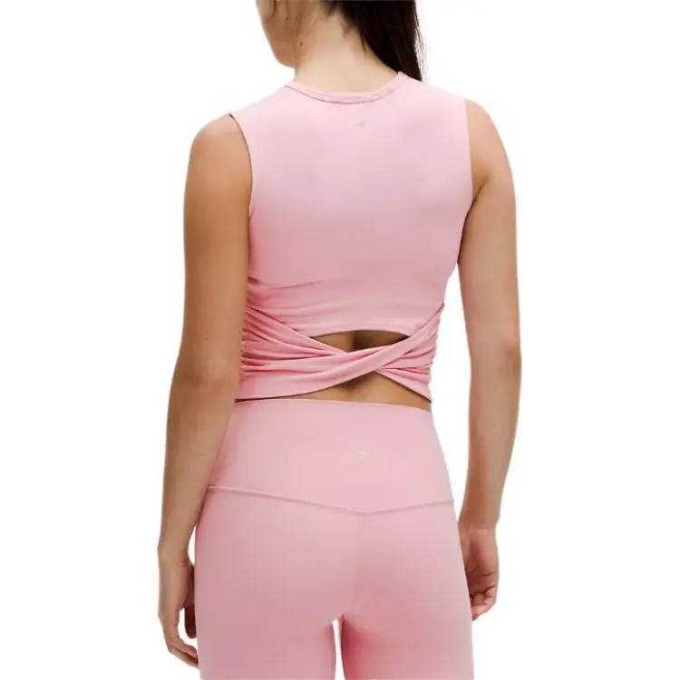 Lululemon All It TakesRibbed Back Twist Tank Top Women's-3