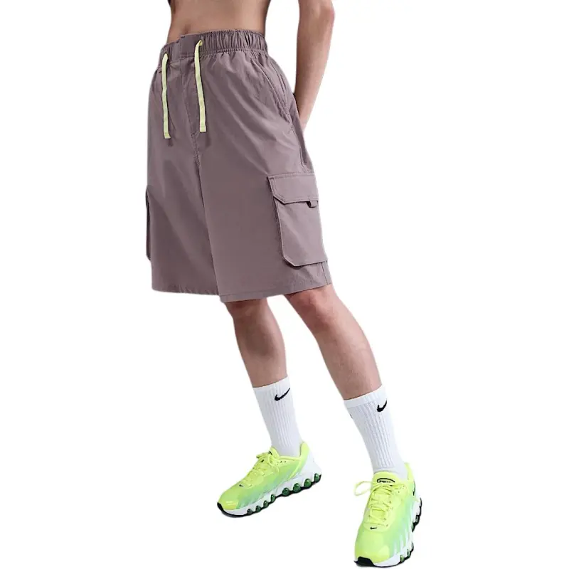 Nike Dri FitSportswear Cargo Shorts Men's Umber Gray/Light Lemon-3