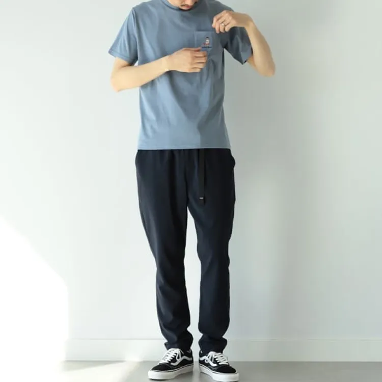Beams T Shirts Men Chigusa Gray-2