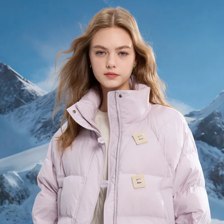 3COLOUR Down Jacket Women's Light Purple-3