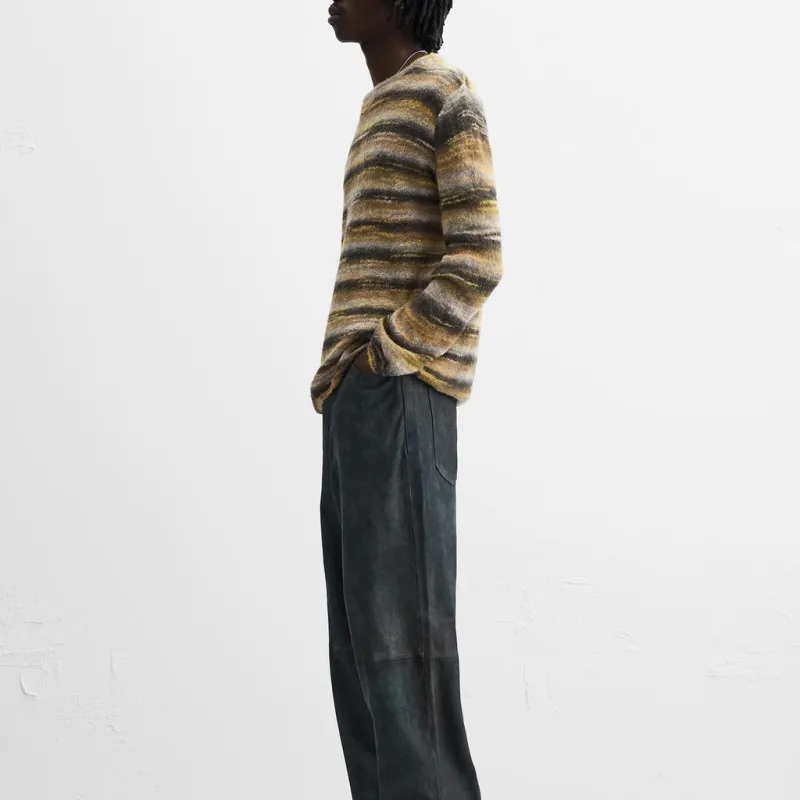 ZARA Sweaters Men Yellow-3