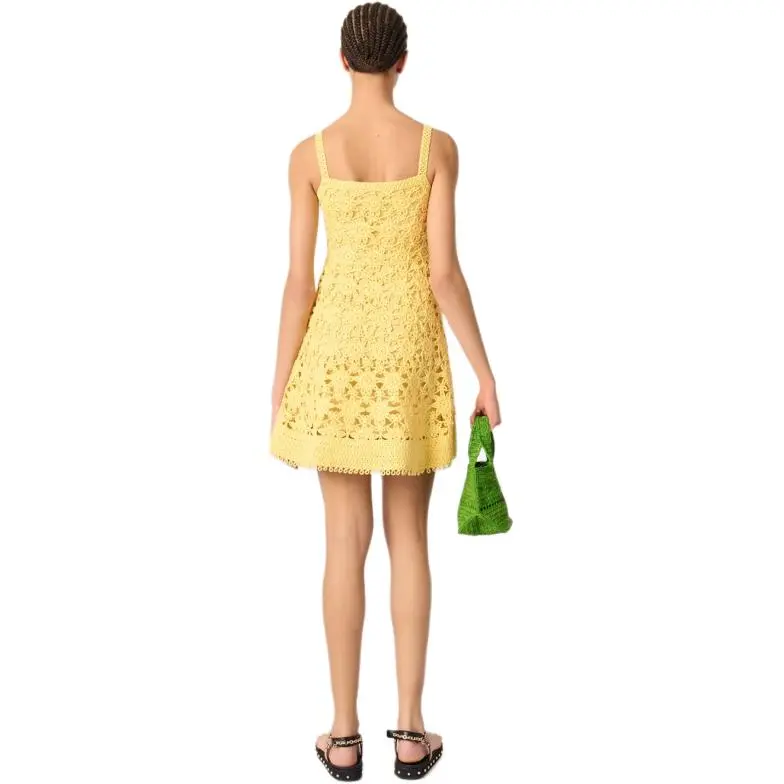 Maje Crochet knit Dress-4