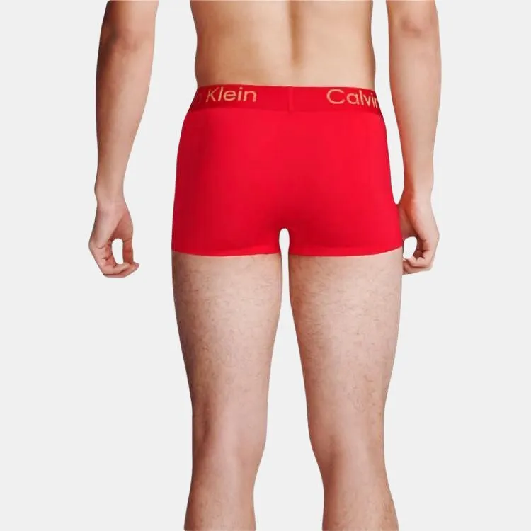 CALVIN KLEIN Underpants Europe Version Men's 1 Pack China Red-2