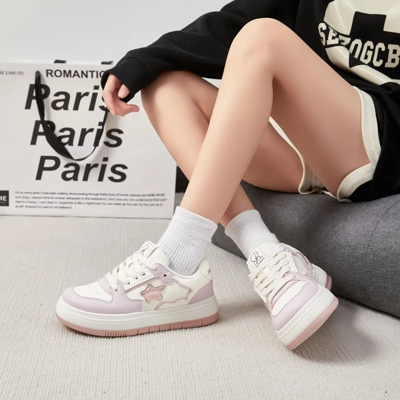 La Chapelle Lightweight Height Increasing Low-Top Skateboard Shoes Women's-15
