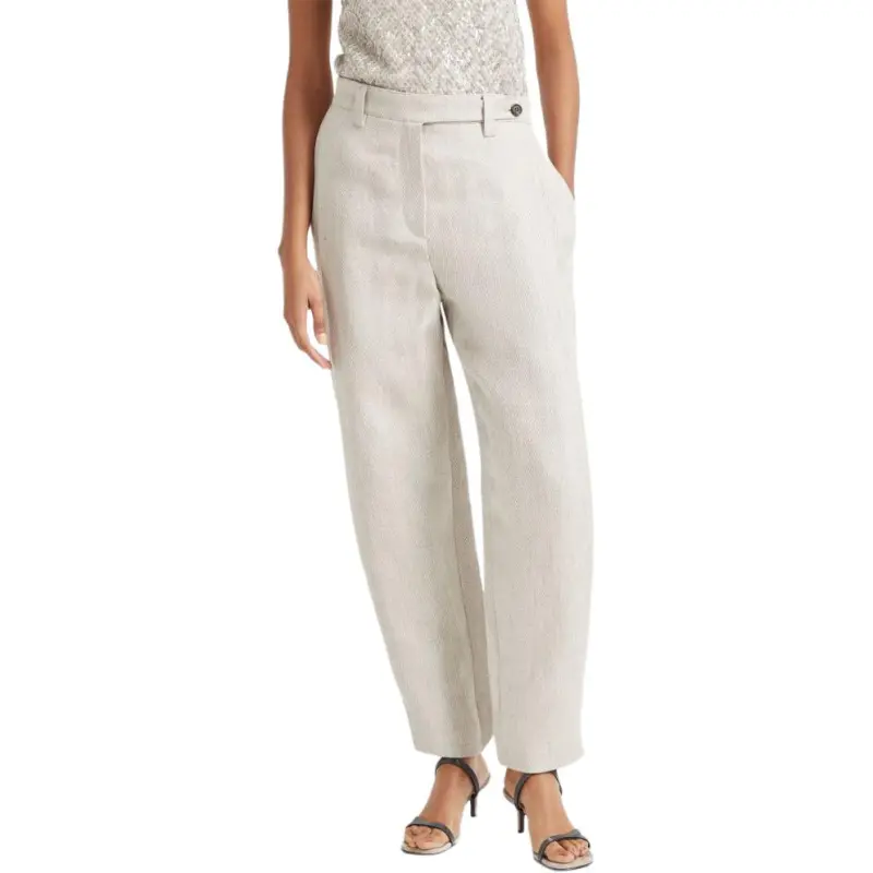 Brunello Cucinelli Linen Trousers-2
