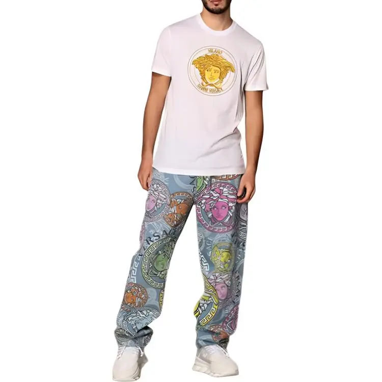 VERSACE Medusa Logo T Shirt-3