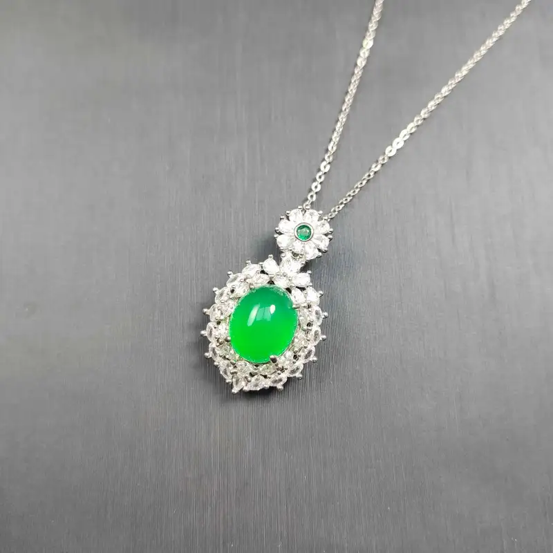 Gifts Chalcedony Necklaces Women's-13