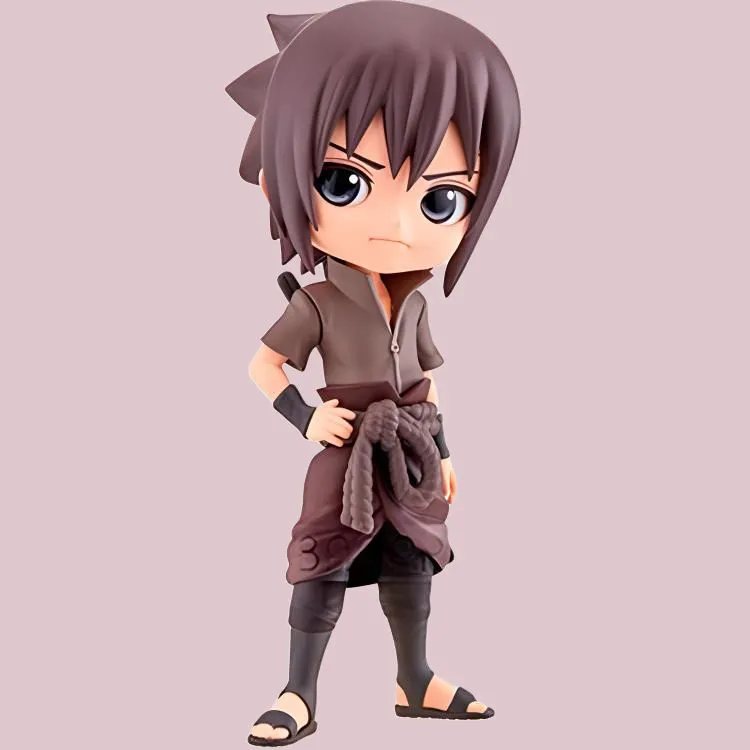 BANPRESTO Sasuke Uchiha Glasses Factory Q Posket Naruto Shippuden Version B Chibi Figures-1