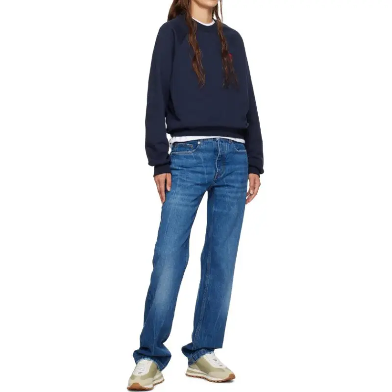 AMIPARIS Sweatshirts Unisex Azure Blue-2