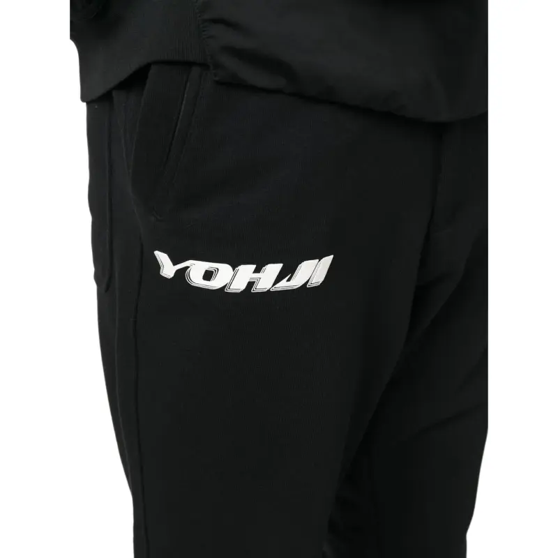 Y 3 Logo print Cotton Track Pants-4