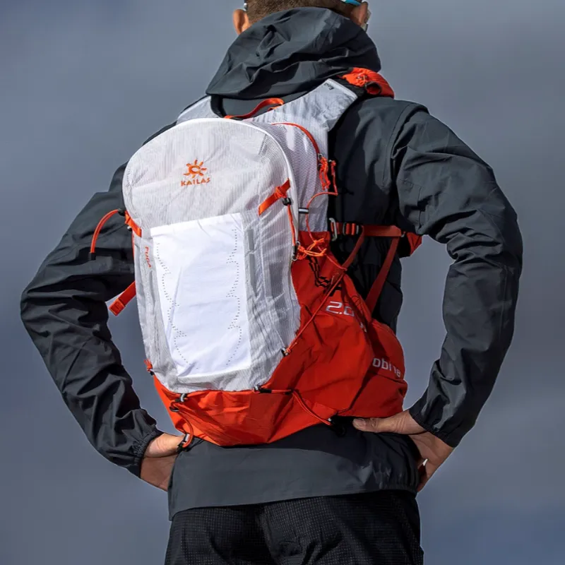 KAILAS FUGA Polyamide Trail Running Double-Shoulder Backpack Regular Unisex Flame Red-3