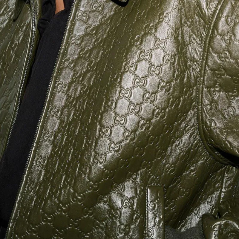 GUCCI Jacket Women's Dark Green-6