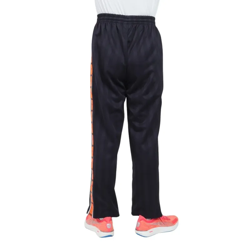 PUMA Knit FW24 SHADOW STRIPE Knitted Sweatpants Men's New Marine Orange-3