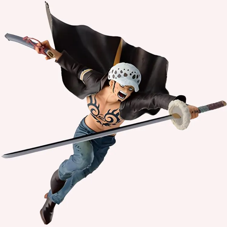 BANPRESTO Trafalgar D. Water Law Glass Factory One Piece The Final Battle 3 Roger Reissued Version Scale Figures 16cm-1