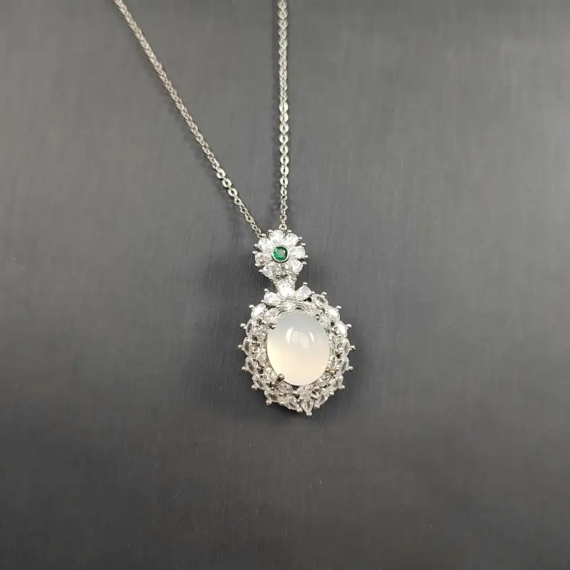 Gifts Chalcedony Necklaces Women's-3