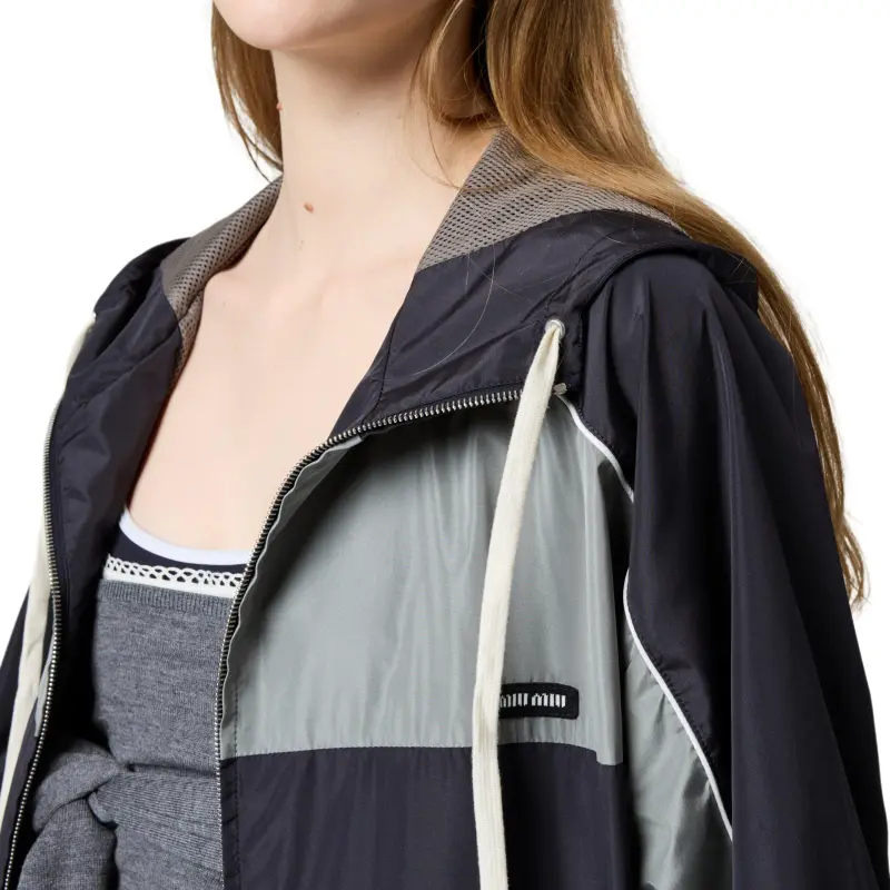 MIU MIU Logo print Bomber Jacket-4