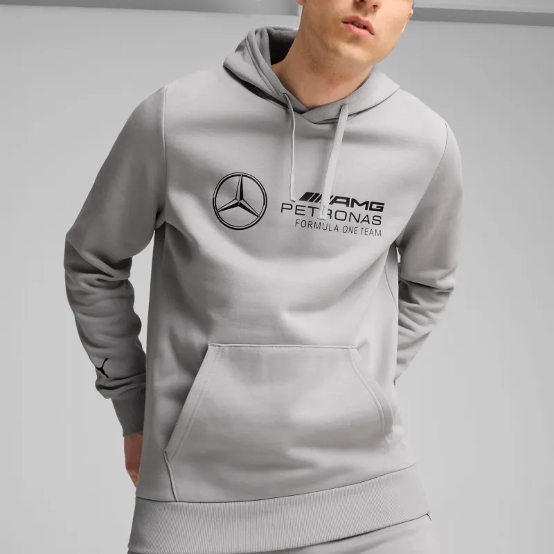 PUMA Mercedes AMG-Petronas F1 SS24 Sweatshirt Men's Gray-4