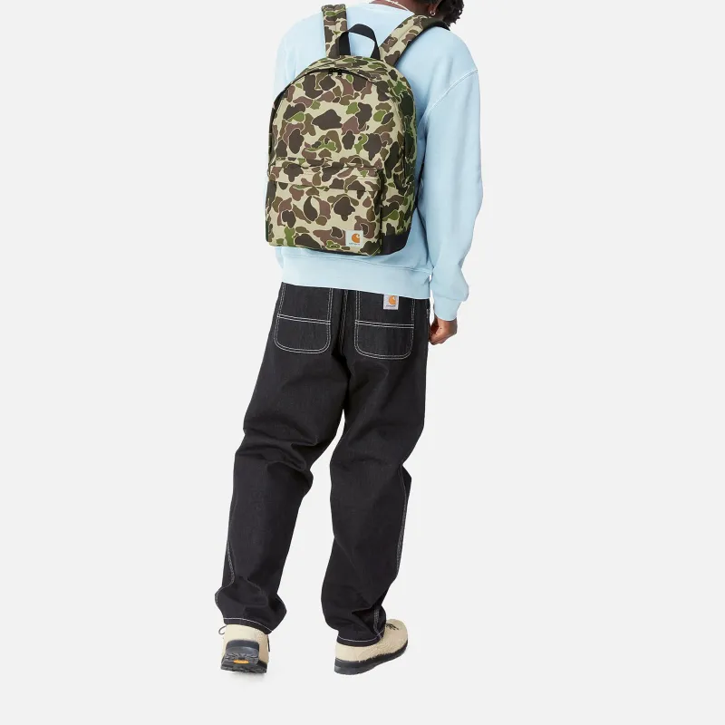 Carhartt WIP Recycled Polyester Canvas Backpack Regular Men's Camouflage Duck Green-4