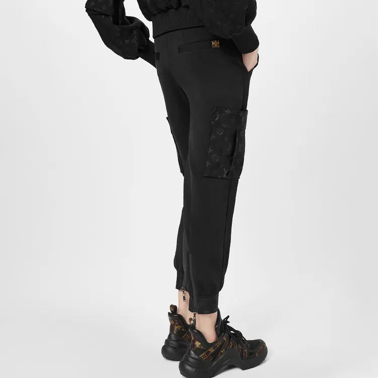 LOUIS VUITTON Monogram Detail Cargo Pants-4