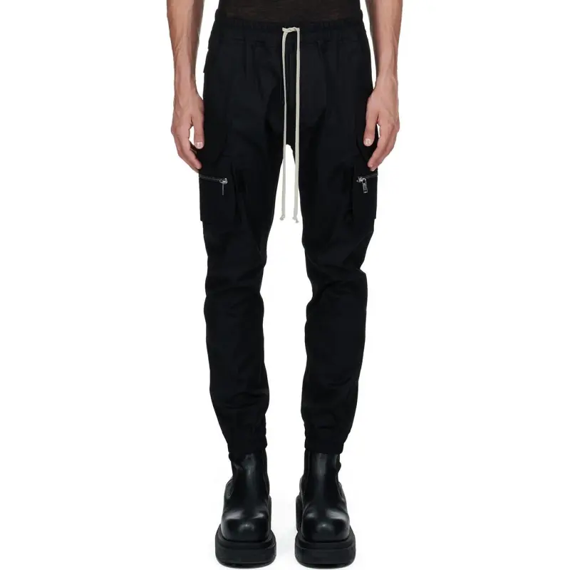RICK OWENS Casual Pants Men Black-4