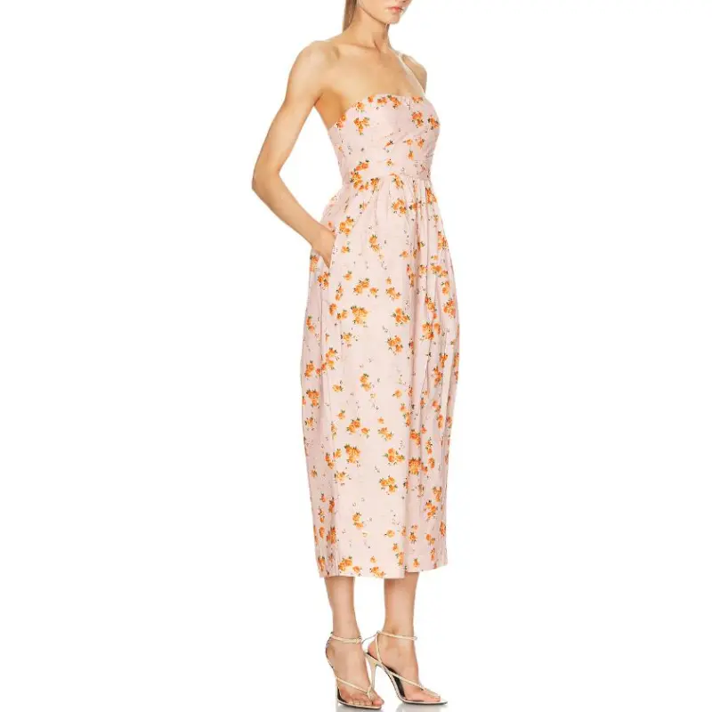 LOVESHACKFANCY Sleeveless Dress Women's Light Pink-2
