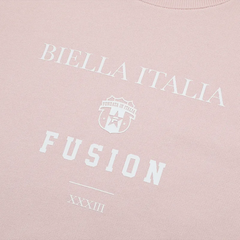 FILA FUSION Sweatshirt Women's Leather Clay Pink-3