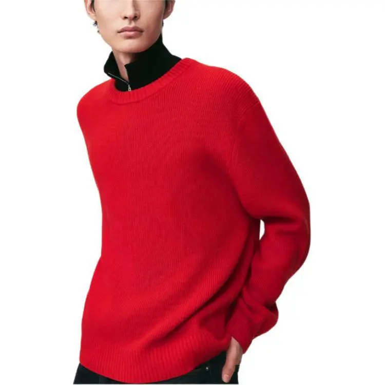 COS Chinese New Year Series Sweaters Men Red-3