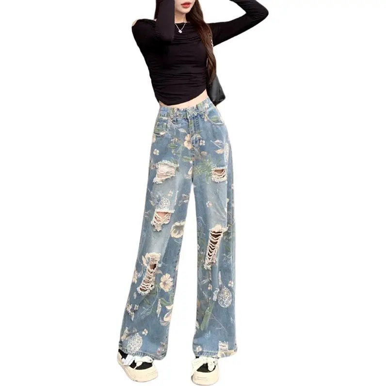 Concubine Zhu Jeans Women's Blue-3