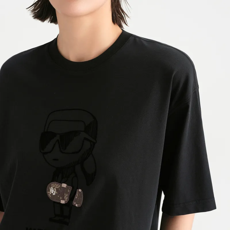 KARL LAGERFELD T Shirt Women's Black-4