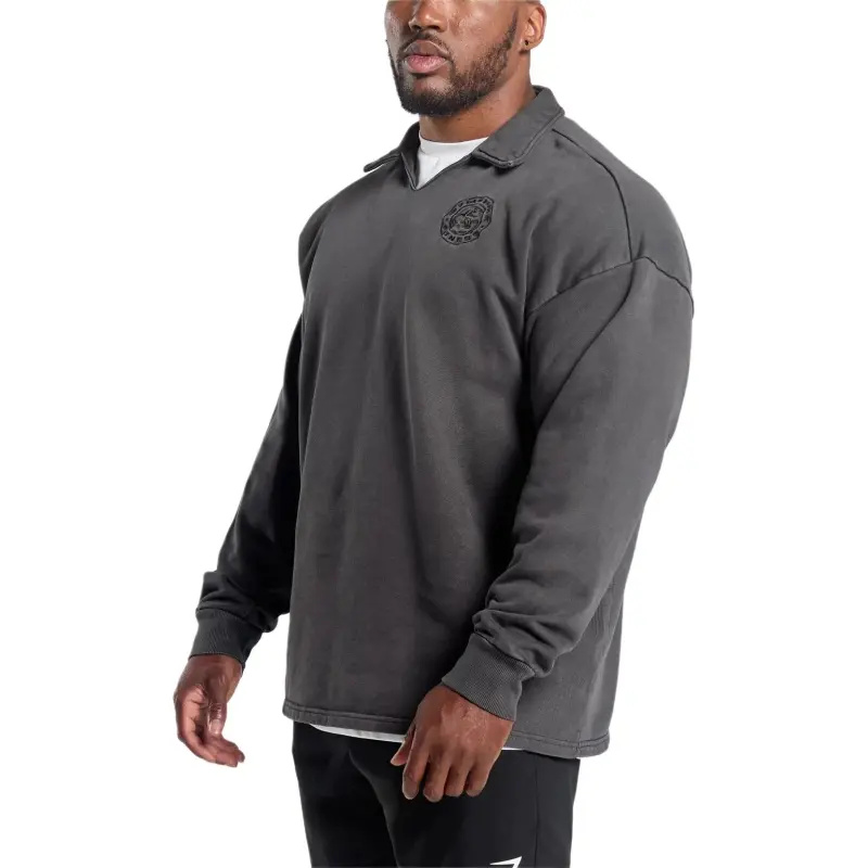 GYMSHARK Sweatshirt Men's Black-2