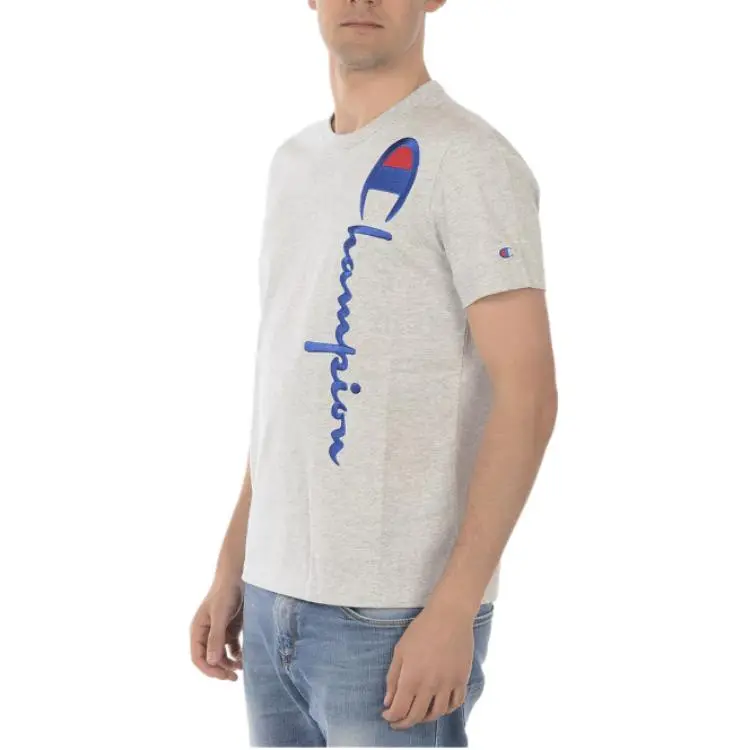 Champion T Shirts Men Gray-2