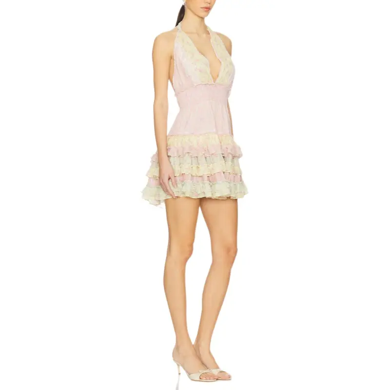 LOVESHACKFANCY Sleeveless Dress Women's Light Pink-2