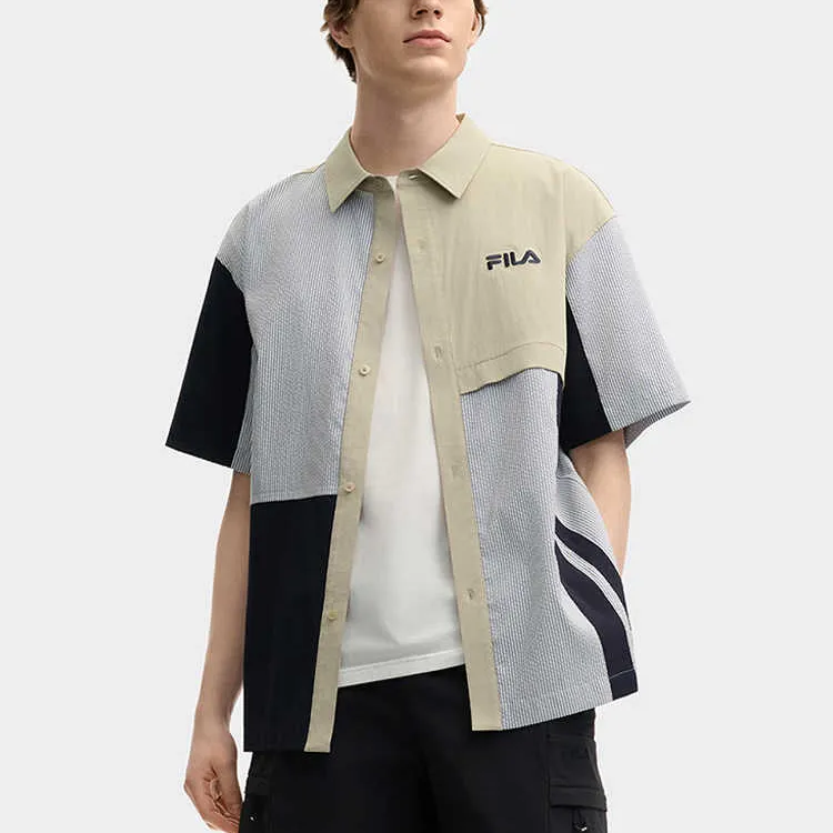 FILA ORIGINALE Shirt Men's Light Beach Medium Khaki-2