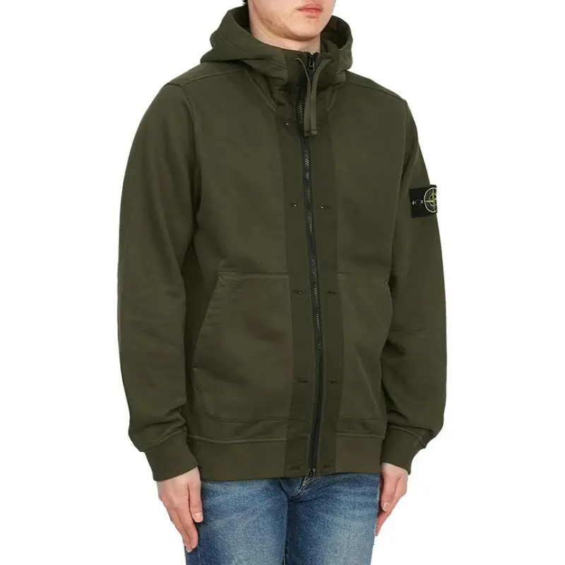 STONE ISLAND Jackets Coats Men's Army Green-3