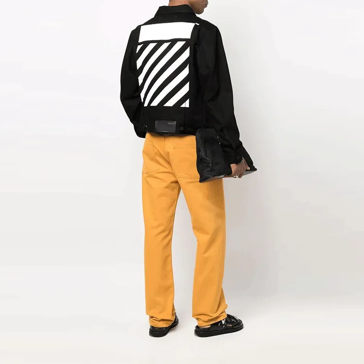 OFF WHITE Diag Stripe Denim Jacket-1