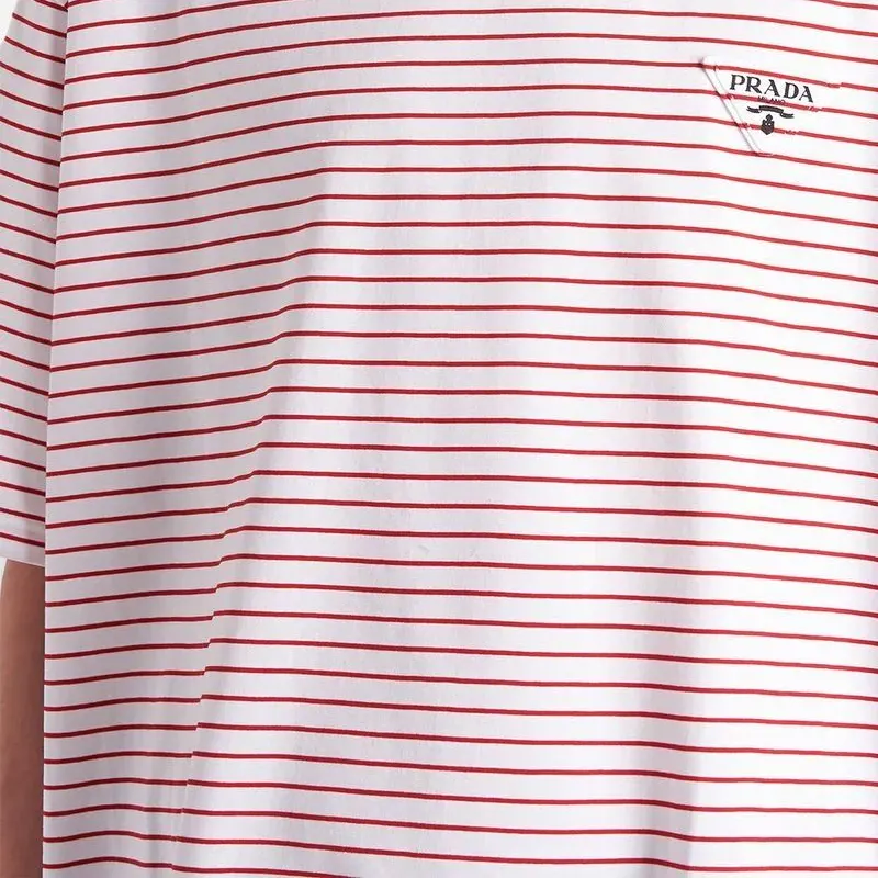 PRADA T-Shirts Men Red-3