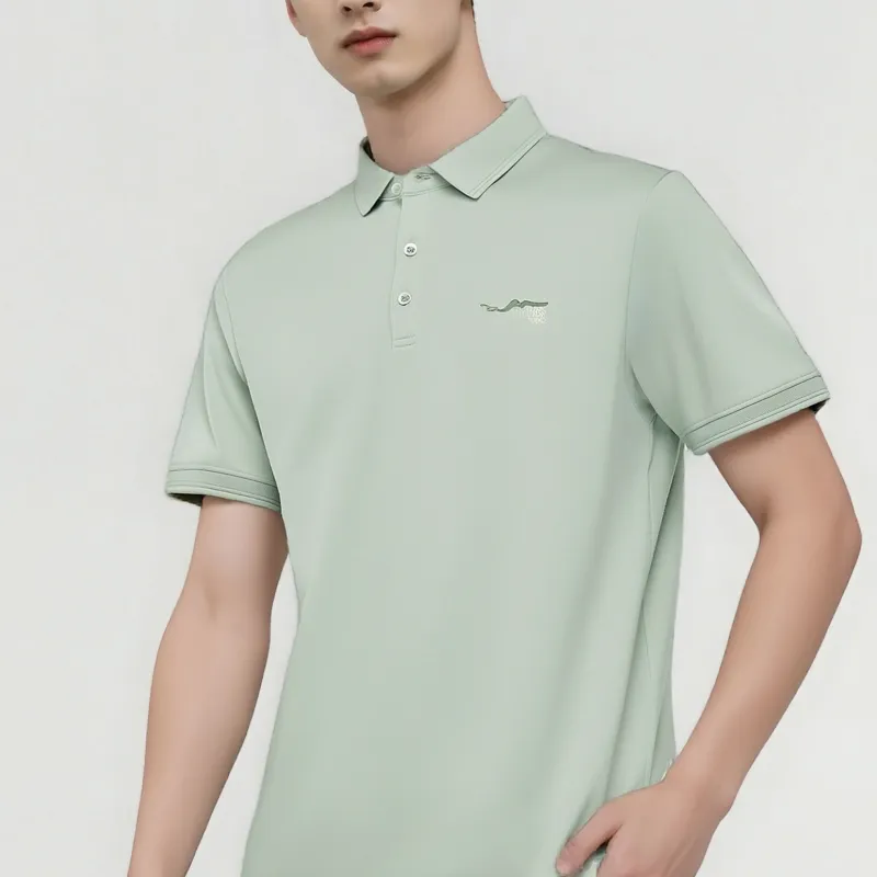 HLA The Mountain Is Not In The High Series Polo Shirt Unisex-17